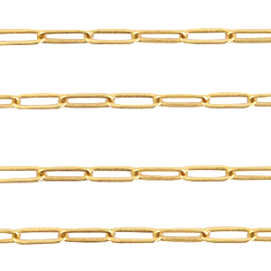 Zubeh&ouml;r Metall DQ Gliederkette  Gold