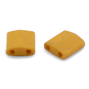 Miyuki Perlen 5x5mm tila Opaque matte mustard brown TL-2312