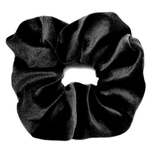 Haargummi Velvet Black