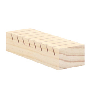 Schmuck Display Holz f&uuml;r Karten f&uuml;r Schmuck acht Reihen Natural (nat&uuml;rliche Farbe Holz)