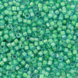 Miyuki Perlen 11/0 delica's Luminous mermaid green DB-2053