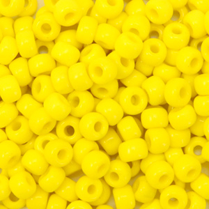 Miyuki 6/0 Rocailles Opaque yellow 6-404