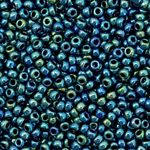 Miyuki 11/0 Rocailles Metallic iris indigo blue 11-467