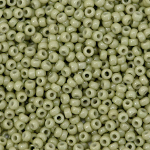 Miyuki 11/0 Rocailles Duracoat opaque cactus green 11-4474