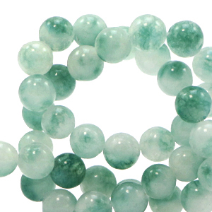 8 mm Perlen Naturstein Eden green