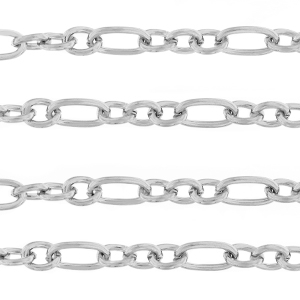 Zubeh&ouml;r aus Stainless Steel - Rostfreiem Stahl Gliederkette Silber