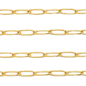 Zubeh&ouml;r aus Stainless Steel - Rostfreiem Stahl Kettenglieder Jasseron Gold