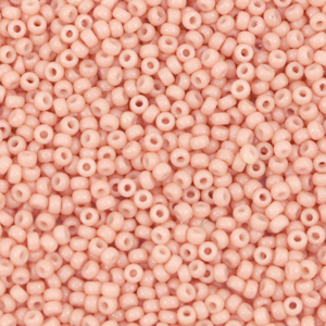 Miyuki 11/0 Rocailles Duracoat opaque tea rose 11-4461