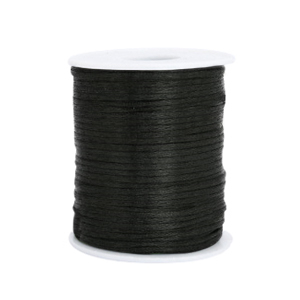 Draht Satin 1.5mm Black