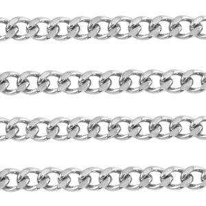 Zubeh&ouml;r aus Stainless Steel - Rostfreiem Stahl Gliederkette Gourmet Silber