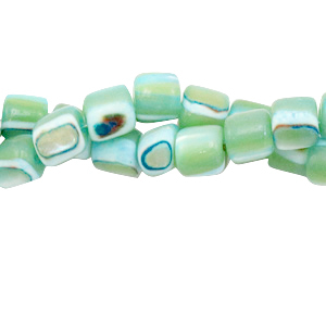 Perle Muschel Tube Meadow green