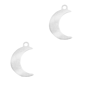 Anh&auml;nger aus Stainless Steel - Rostfreiem Stahl Mond Silber