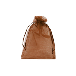 Organza Schmuck Beutel 7x9cm Rust red