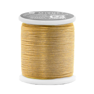 Miyuki Kordel beading Gold