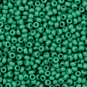 Miyuki 11/0 Rocailles Duracoat opaque spruce green 11-4477
