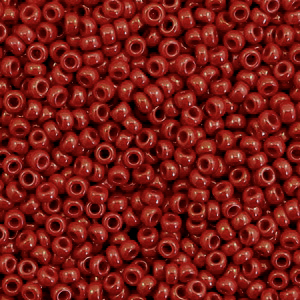 Miyuki 11/0 Rocailles Duracoat opaque jujube red 11-4469