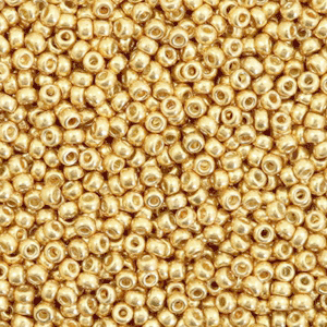 Miyuki 11/0 Rocailles 24kt Gold light plated 11-193