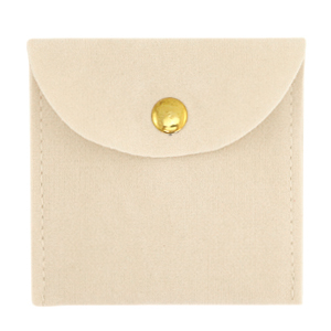 Schmuck Beutel Beige