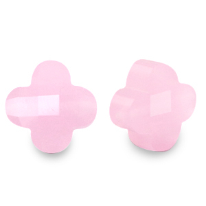 Facetten Perlen Fashion Clover Azalea pink