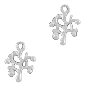 Anh&auml;nger Metall DQ Tree Antik silber (Nickelfrei)