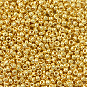 Miyuki 11/0 Rocailles 24kt gold plated 11-191