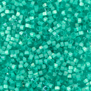 Miyuki Perlen 11/0 delica's Silk satin dyed aqua green DB-1813