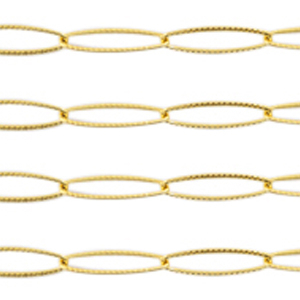 Zubeh&ouml;r aus Stainless Steel - Rostfreiem Stahl Gliederkette Gold