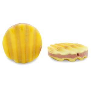 Perle Muschel 20mm Yellow