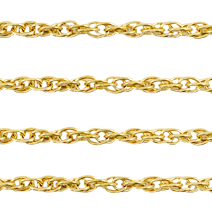 Zubeh&ouml;r aus Stainless Steel - Rostfreiem Stahl Gliederkette Gold