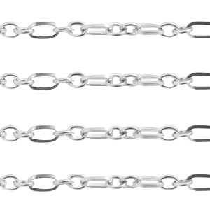 Zubeh&ouml;r aus Stainless Steel - Rostfreiem Stahl Gliederkette Silber