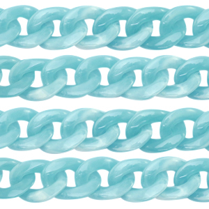 Acryl-Glieder 22mm Light blue