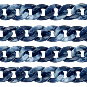 Acryl-Glieder 19mm Dark blue