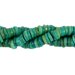 Perle Muschel Disc 7mm Dark eden green