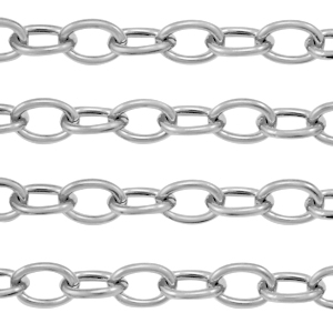 Zubeh&ouml;r aus Stainless Steel - Rostfreiem Stahl Gliederkette Ankerkette Silber