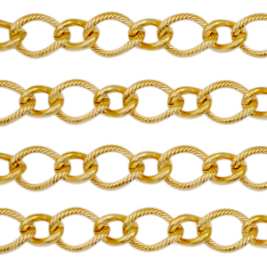Zubeh&ouml;r aus Stainless Steel - Rostfreiem Stahl Gliederkette Ankerkette Gold