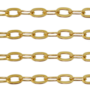 Zubeh&ouml;r aus Stainless Steel - Rostfreiem Stahl Gliederkette Ankerkette Gold
