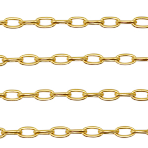 Zubeh&ouml;r aus Stainless Steel - Rostfreiem Stahl Gliederkette Ankerkette Gold