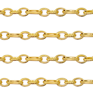 Zubeh&ouml;r aus Stainless Steel - Rostfreiem Stahl Gliederkette Ankerkette Gold
