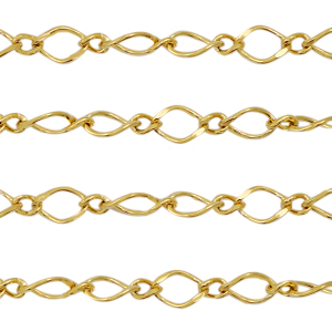 Zubeh&ouml;r aus Stainless Steel - Rostfreiem Stahl Gliederkette Ankerkette Gold