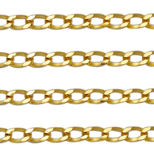 Zubeh&ouml;r aus Stainless Steel - Rostfreiem Stahl Cuban Gliederkette Gold