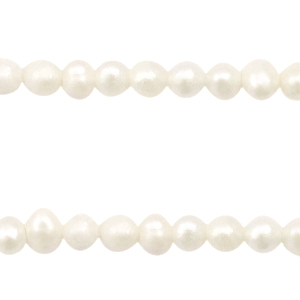 S&uuml;sswasser Perlen rund 3mm Natural white