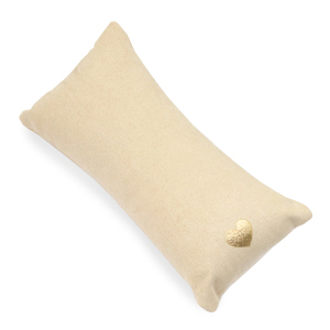 Schmuck Display Kissen Sammt &hearts; Natural beige