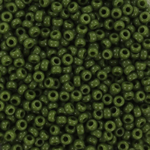 Miyuki 11/0 Rocailles Opaque avocado green 11-501
