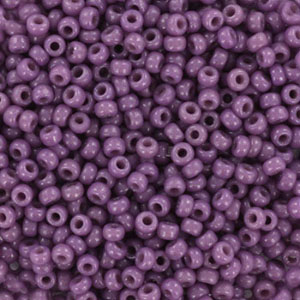 Miyuki 11/0 Rocailles Duracoat opaque dark orchid purple  11-4489