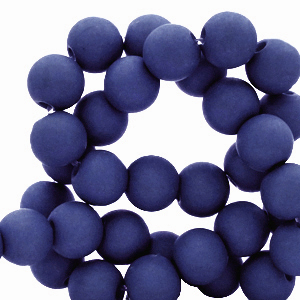 6 mm Perlen aus Acryl Dark royal blue