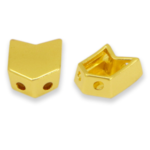 Tile bead Pfeil Gold