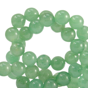 Perlen Naturstein Aventurinquarz 8mm Kelly green