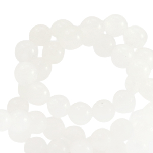 Perlen Naturstein Quarz 8mm White