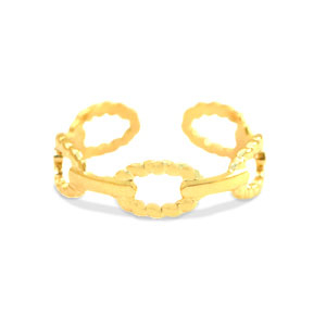 Stainless Steel - Rostfrei Stahl Ringe Gold