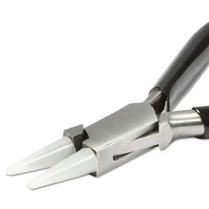 Beadsmith Rundzange Schwarz-silber